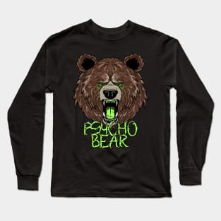 PSYCHO BEAR Long Sleeve T-Shirt